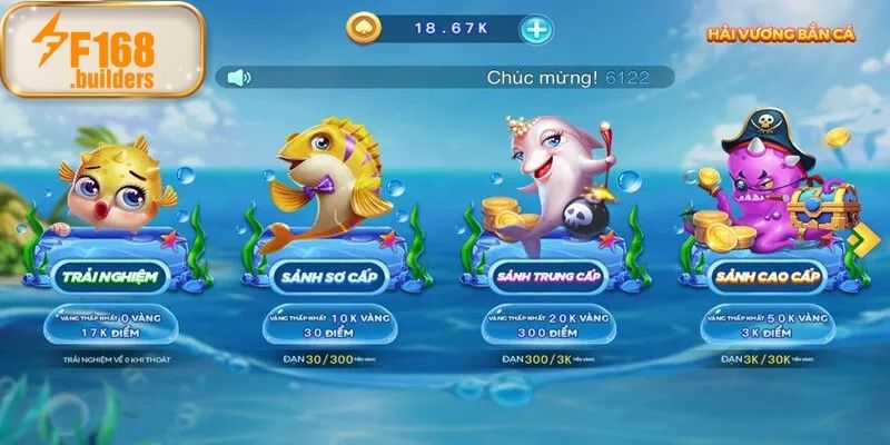 Bắn cá xèng có nhiều phiên bản để thu hút người chơi tham gia trải nghiệm